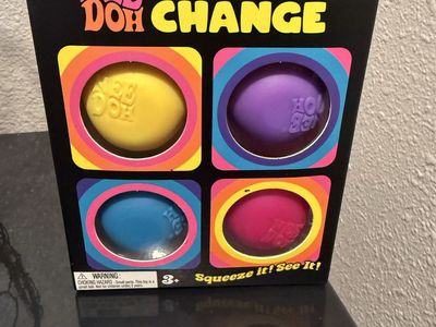 Teenie NeeDoh Color Change Fidget Stress Ball Set - 4 Pack