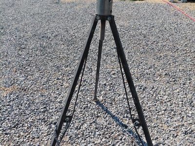 Heavy Duty Adjustable Fifth Wheel / Gooseneck Trailer Kingpin Tripod Stabilizer Jack