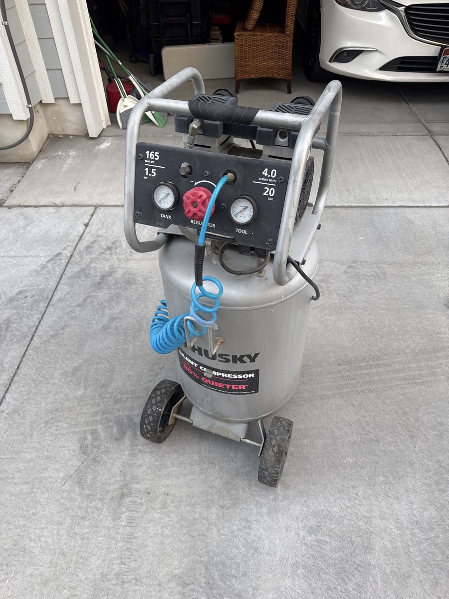 Husky 20 Gal Silent Air Compressor