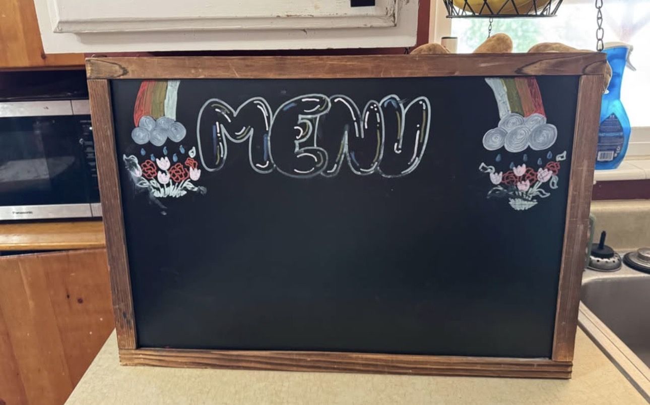 16x24 magnetic chalkboard. 