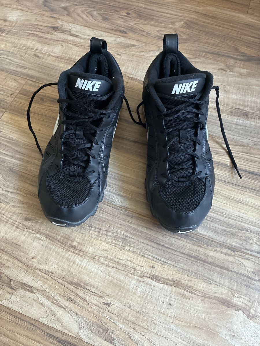 Nike Men's Black Football Cleats Turf Shoes Size 9.5