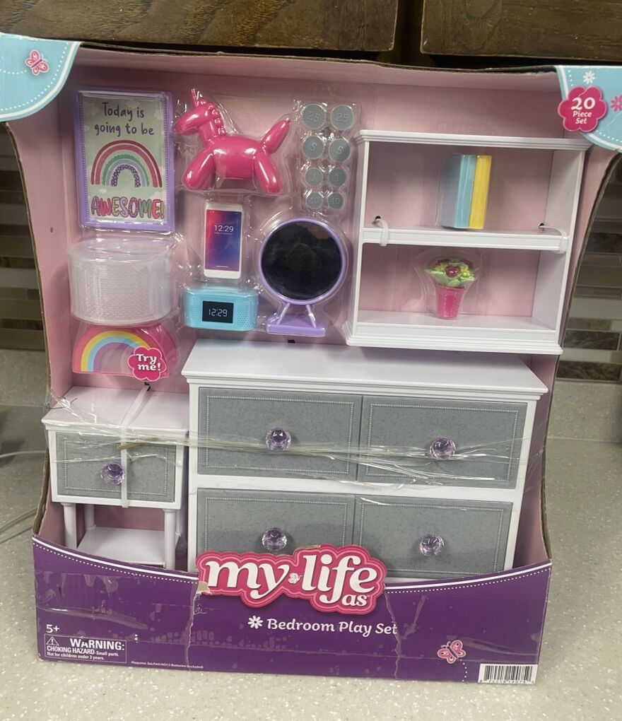 My Life As Bedroom Play Set For 18-inch Dolls