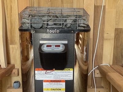 Sauna heater & rocks