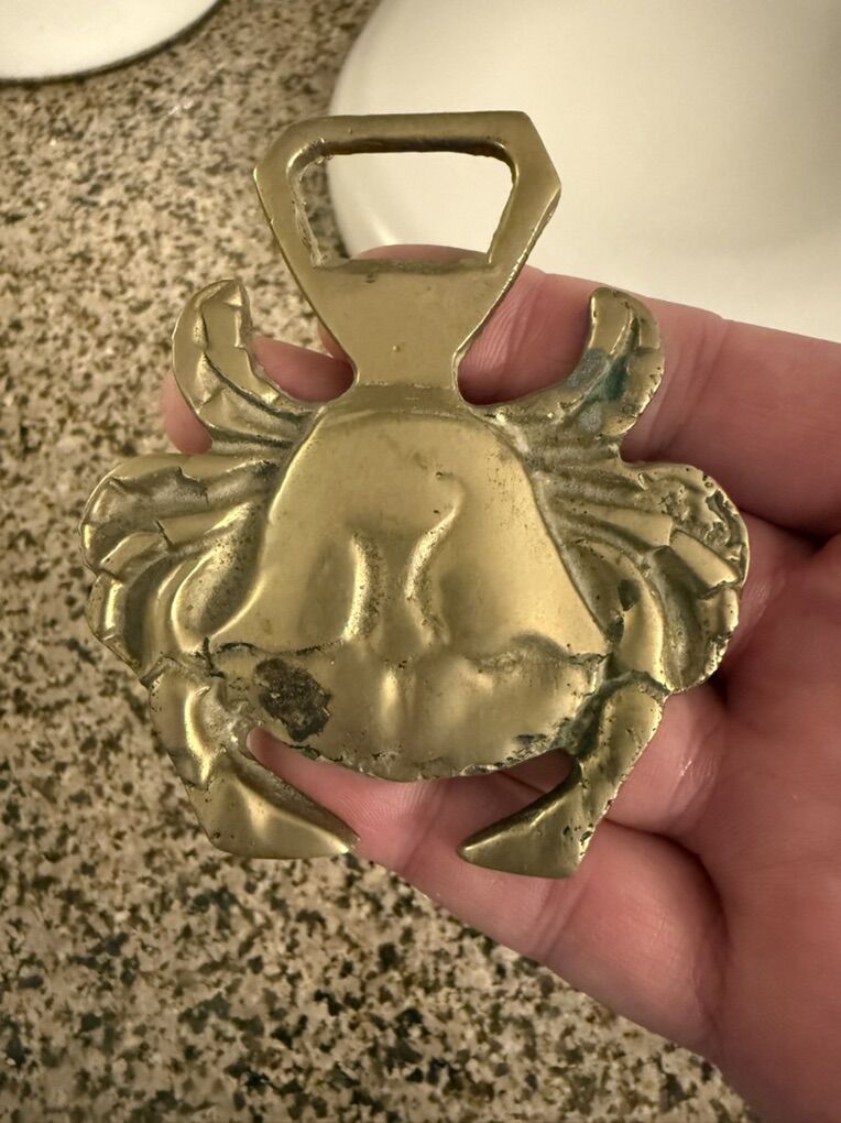 Vintage Solid Brass Bottle Opener