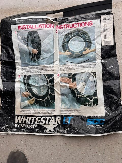 Pickup or SUV Tire Chains by WhiteStar