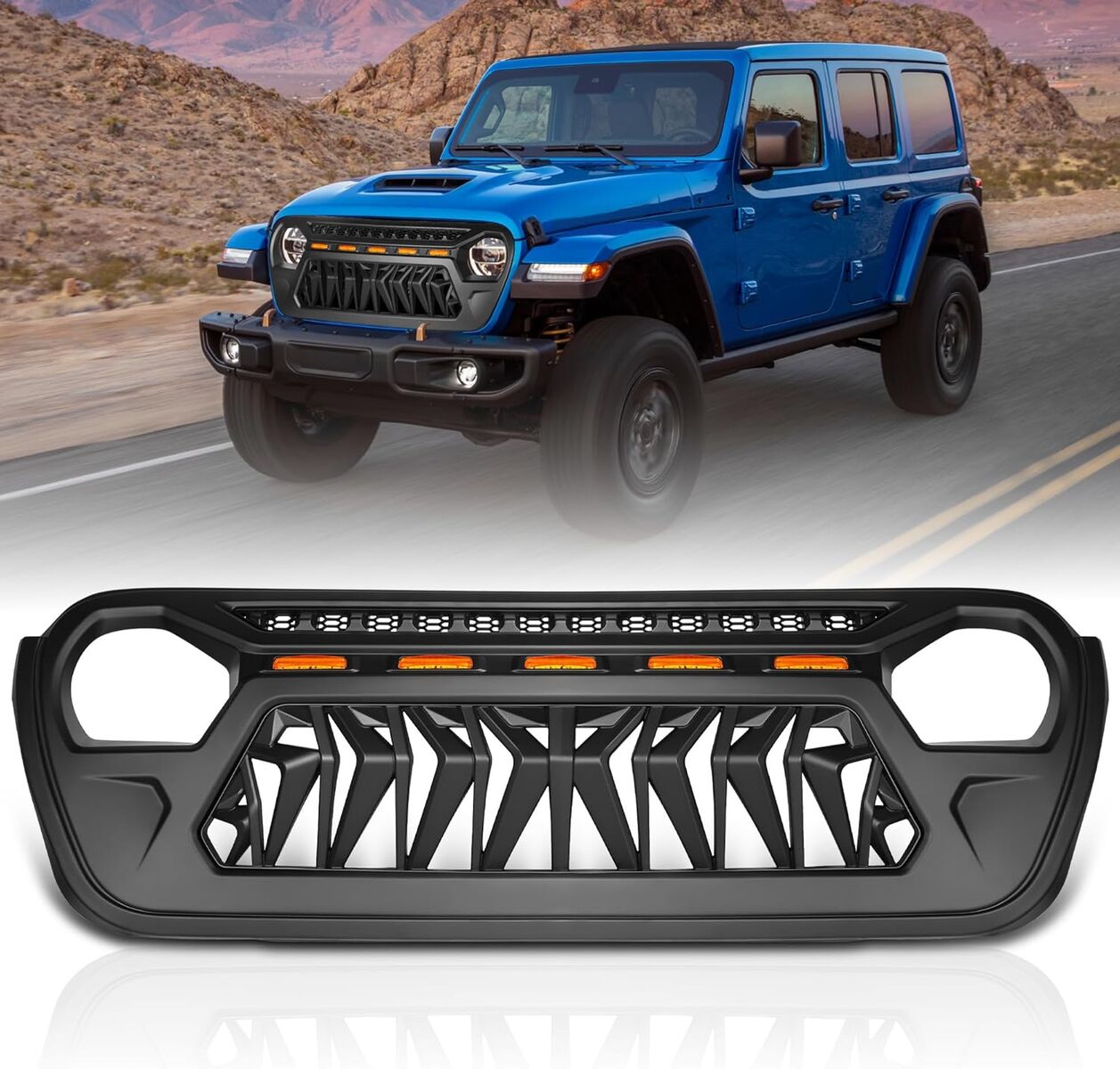 157 - *Grille for 18-23 Jeep Wrangler JL