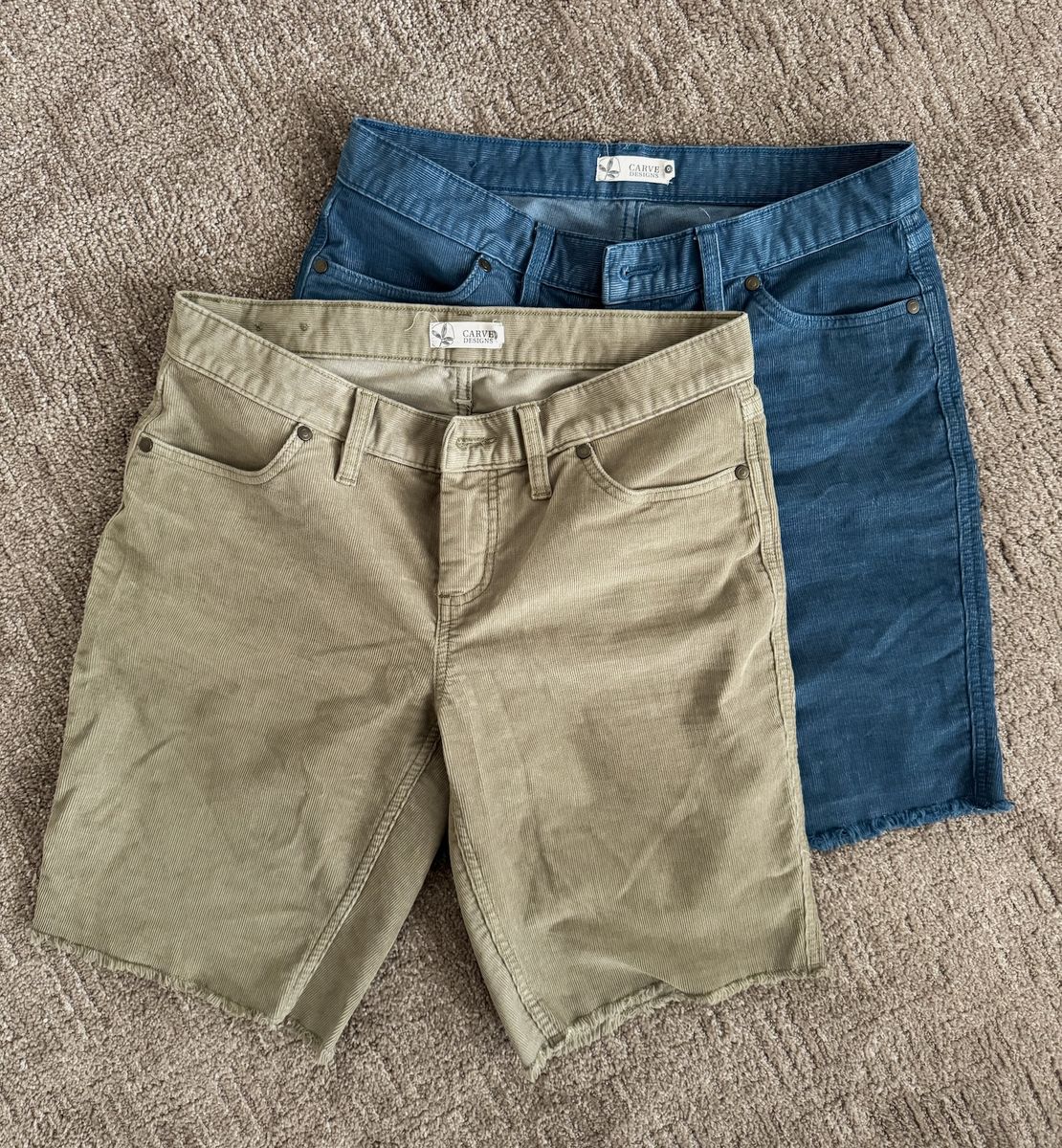 Carve Designs Women's Dogtown Corduroy Shorts Size 0