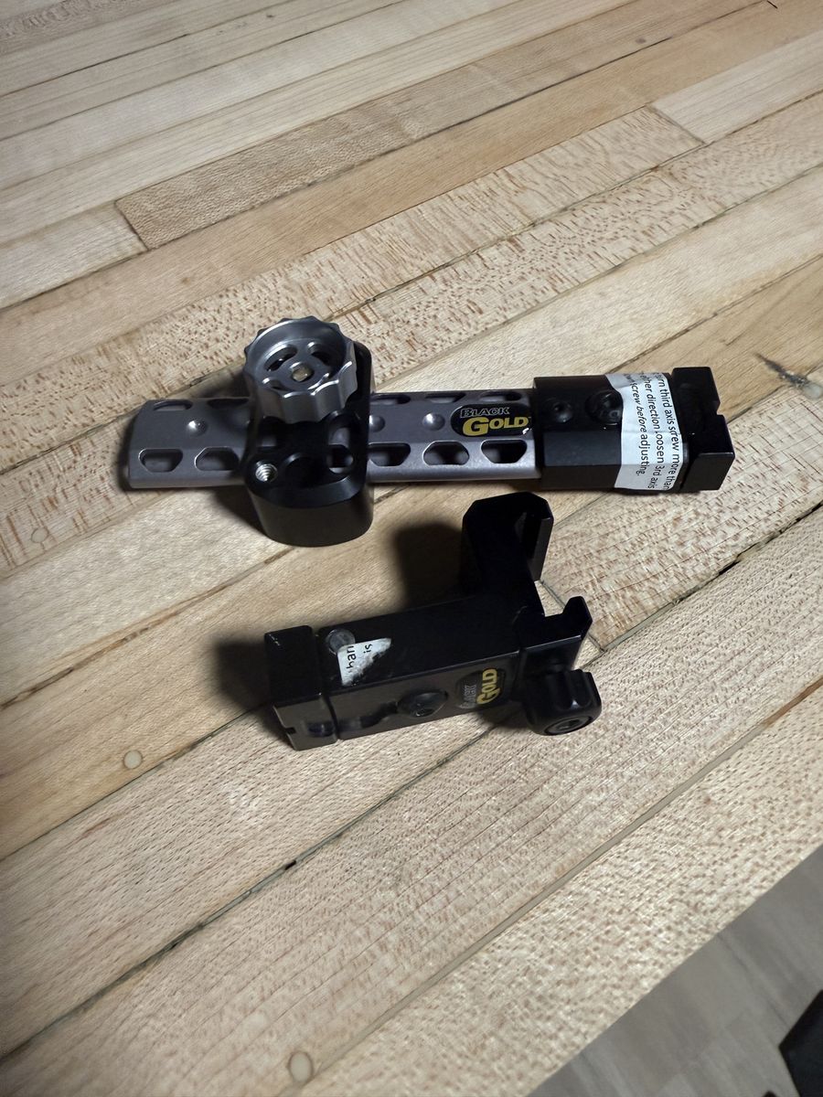 Black gold sight attachments