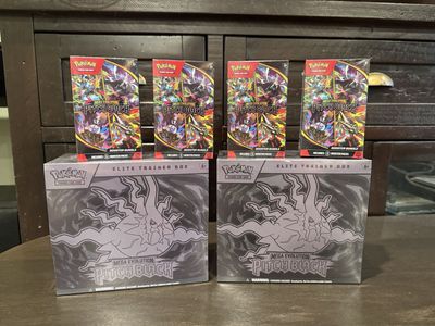 Pokemon TCG Mega Evolution Pitch Black Sealed Booster Bundles and Elite Trainer Boxes