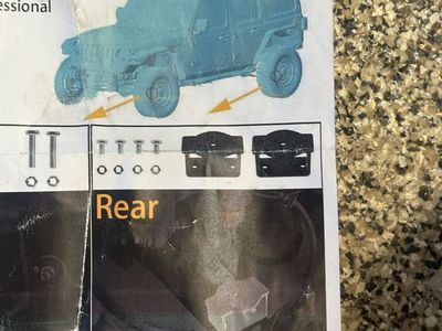 Jeep Wrangler JL rear bump stop extensions
