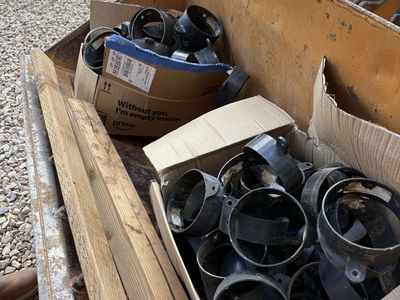 6” Round Log Brackets