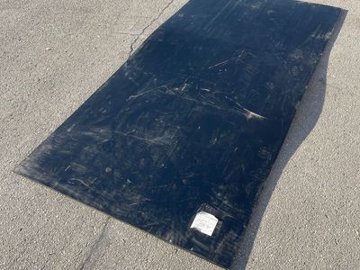 MITSUBISHI TIVAR ESD Black Plate Anti Static Plastic Sheet 0.5” x 48” x 96” (AS-IS)