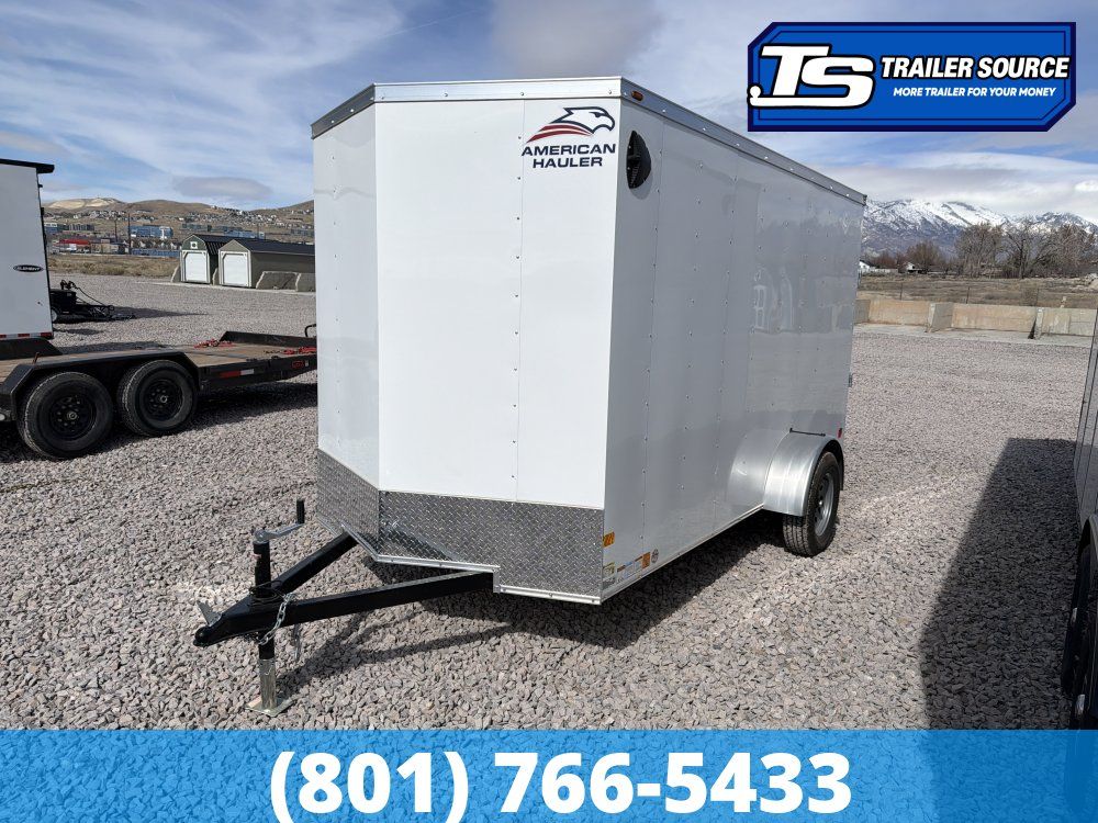 6x12 American Hauler Arrow Enclosed Cargo Trailer - 6'6" Interior - 3.5K GVWR -