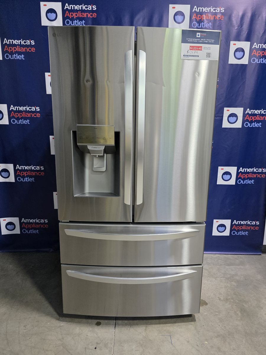 LG Smart 4-Door French Door Refrigerator (PrintProof Stainless Steel), 36-Inch Wide, 27.8 Cu. Ft.