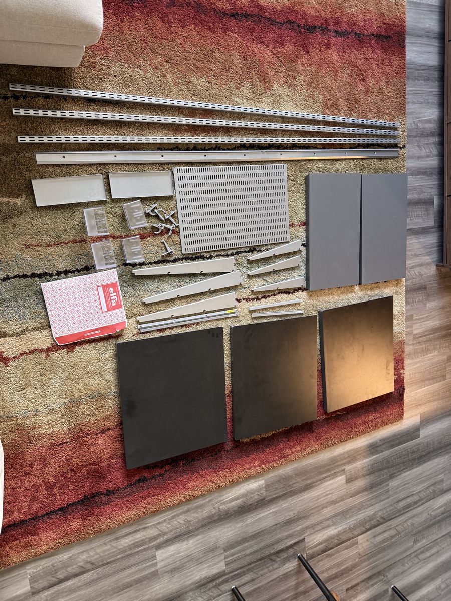 Elfa Wall Mounted Desk