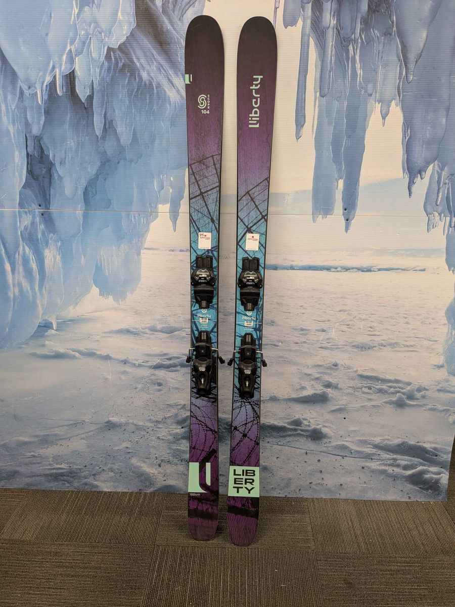 Liberty Scope 104 188cm Skis w/ TYROLIA Attack 11 LYT Demo Binding - Used (2025)