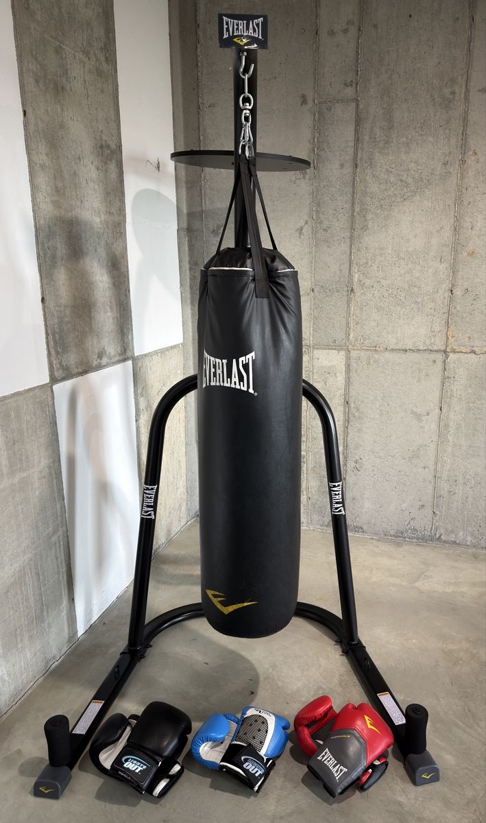 Everlast Dual 2-station boxing heavy bag