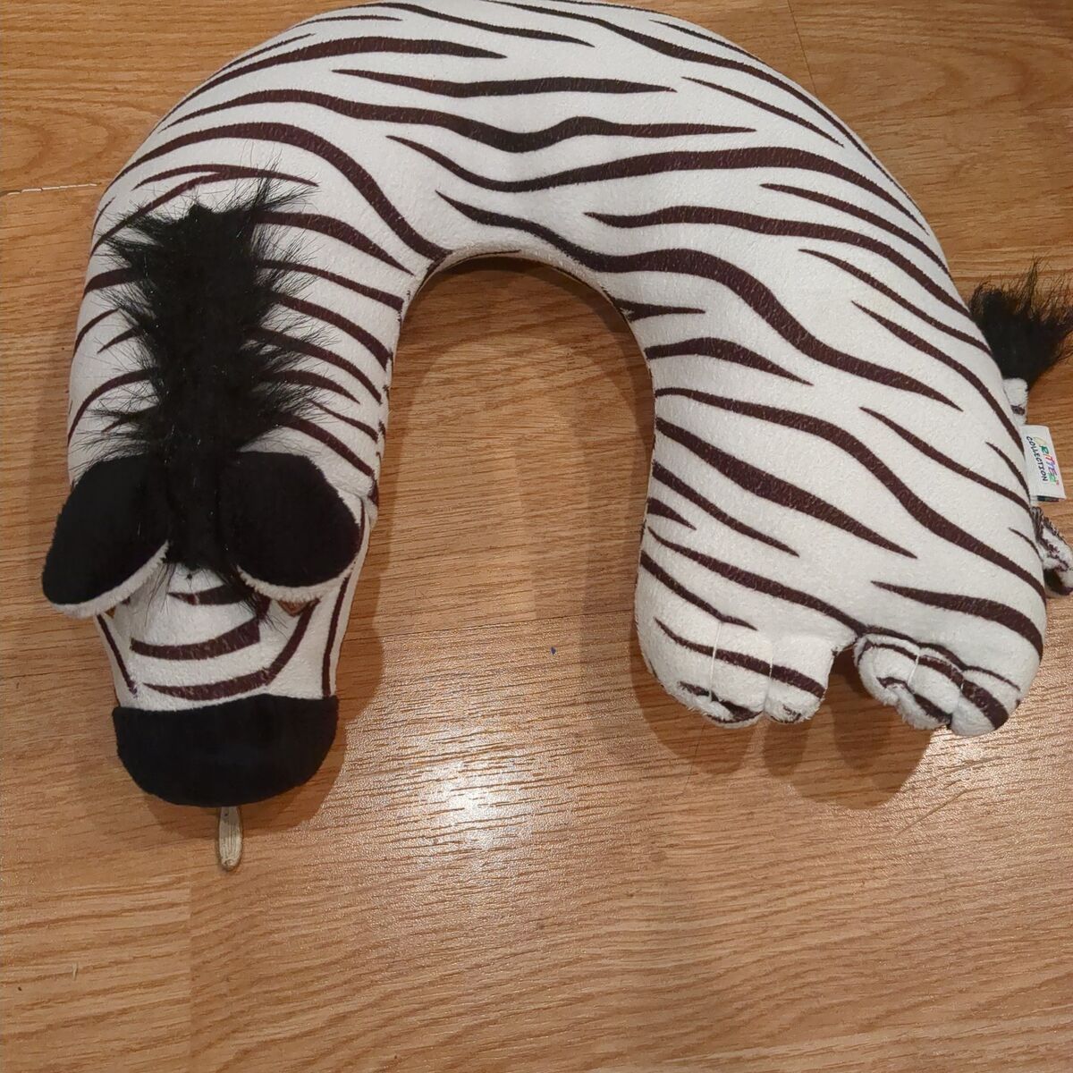 critter zebra travel neck pillow