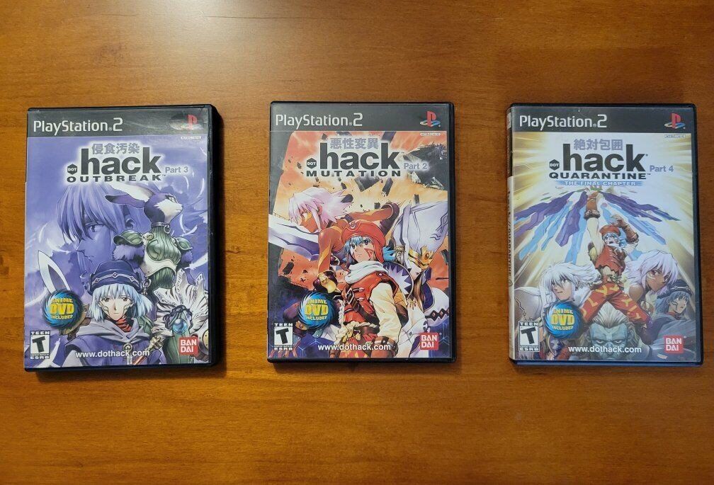 Dot .Hack Part 2,3,4: Outbreak, Mutation, Quaranti