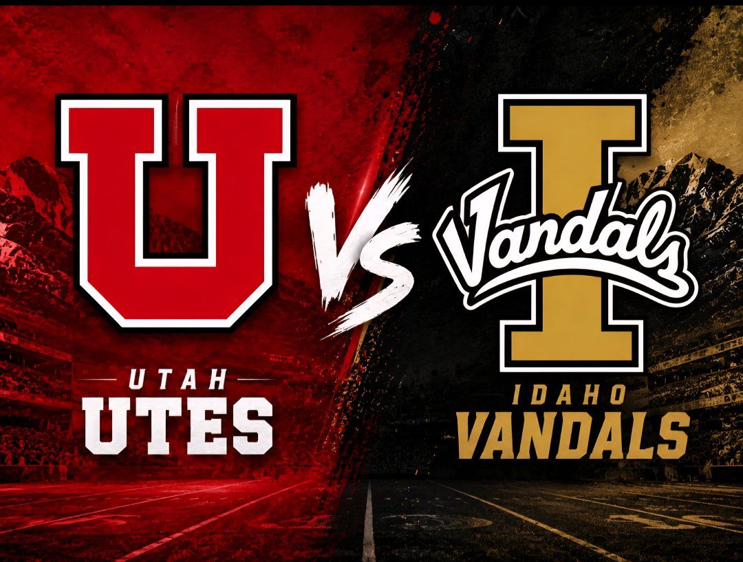 University of Utah Utes vs Idaho Vandals Game Tickets 3rd or 4th Row