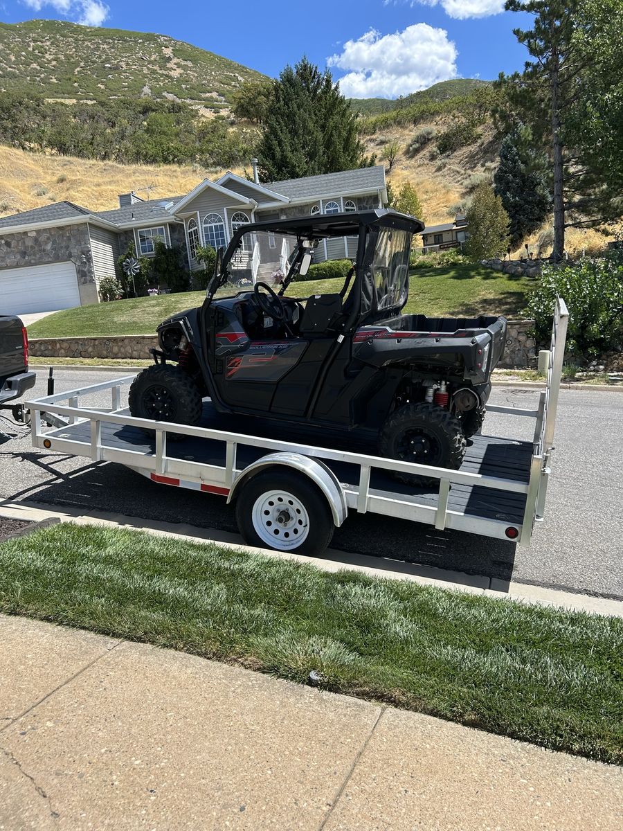 YAMAHA 2019 SIDE BY SIDE WOLVERINE 850 CC 1K MILES STREET LEGAL, WITH TRAILER 