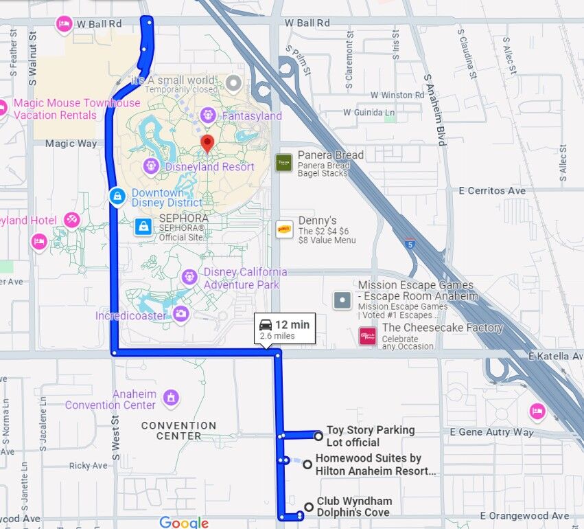 Spring Break at Disneyland Club Wyndham Dolphin's Cove 3/7/27-3/14/27 prime week