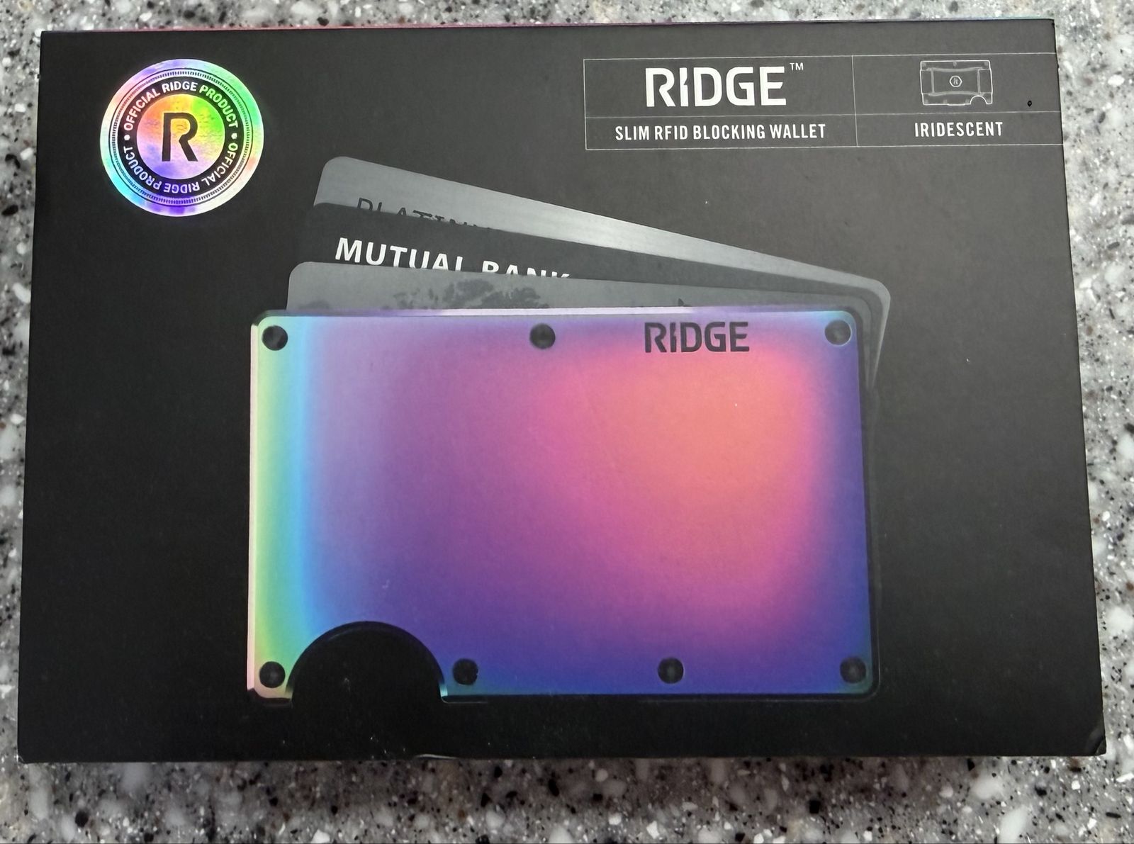RIDGE Slim RFID Blocking Wallet - Iridescent Limited Edition