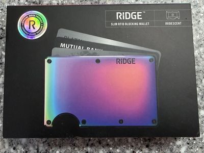 RIDGE Slim RFID Blocking Wallet - Iridescent Limited Edition
