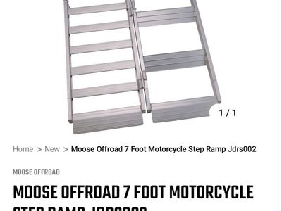 Moose Racing Offroad 7ft Motorcycle Step Ramp