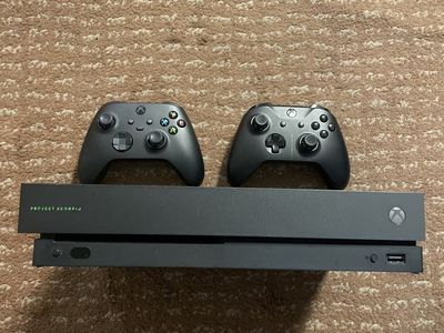 Xbox One X Project Scorpio Edition with 2 Controllers PLEASE READ DESCRIPTION
