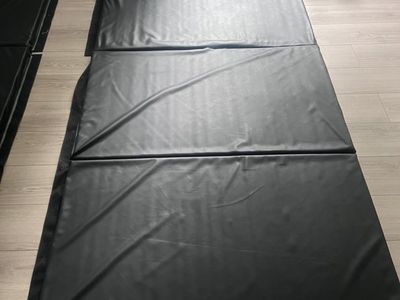 BalanceFrom 10x4ft 4-Panel Folding Gymnastics Mat - 2-inch Thick, Vinyl Surface, Carrying Handles