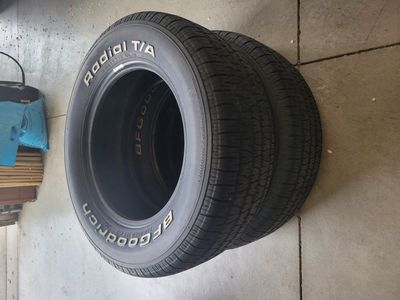 BF Goodrich radial T/A pair of 215/65 15