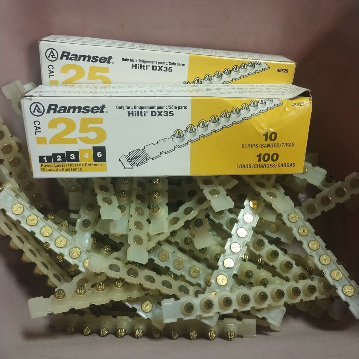 Ramset 25 Cal Power Level