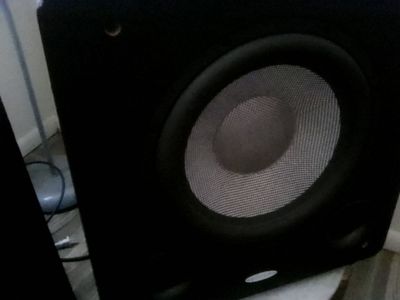 Episode Powered Home Audio Subwoofer - Black