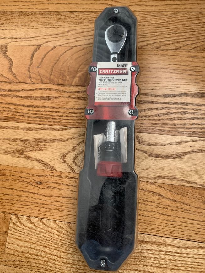 New Craftsman 25-250 in. lbs. 3/8" Drive Microtork Torque Wrench