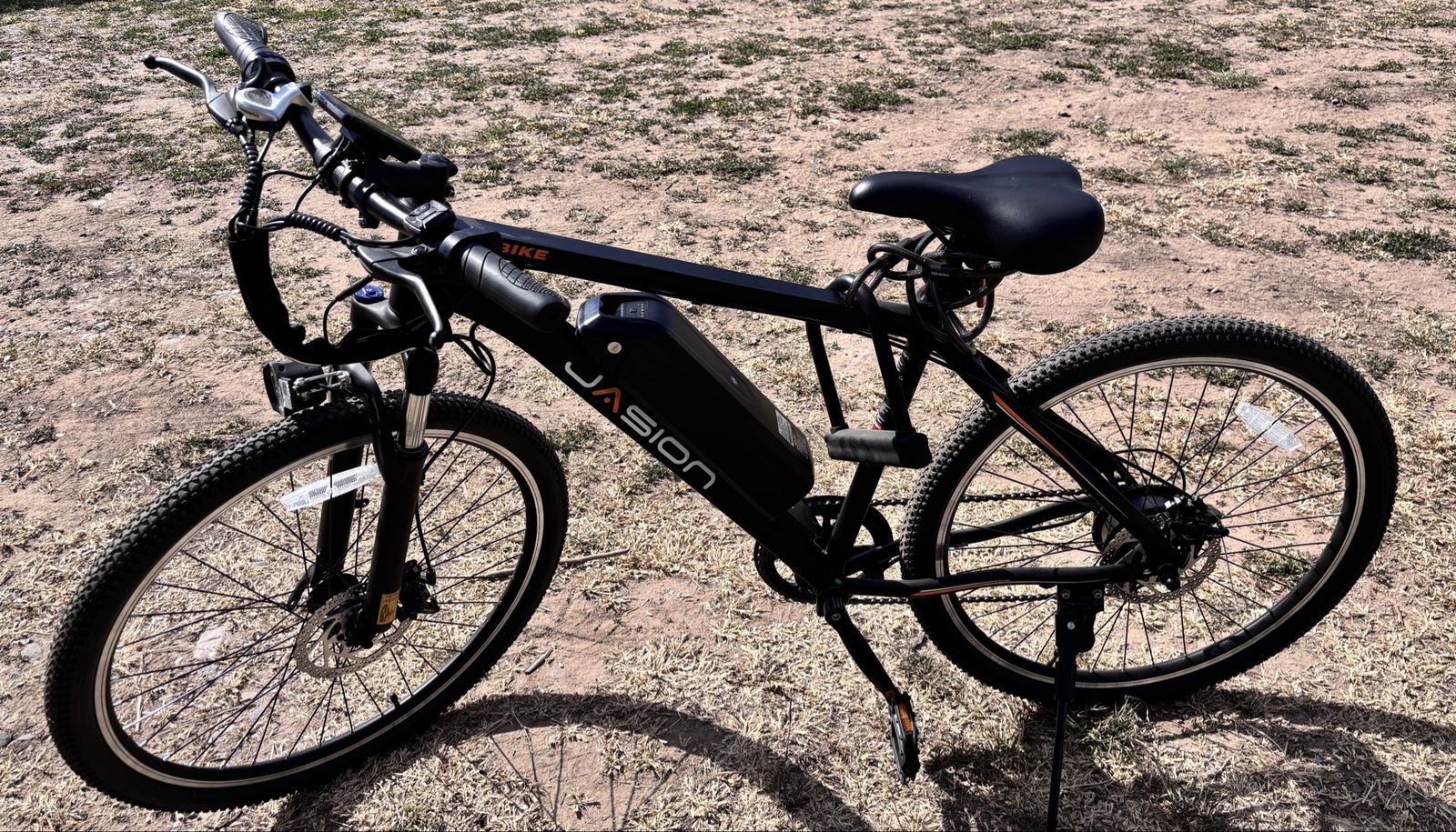Jasion E-Bike EB-5 New w/Removable Battery Plus Accessories Black Class 2E 20-25mph Top Speed