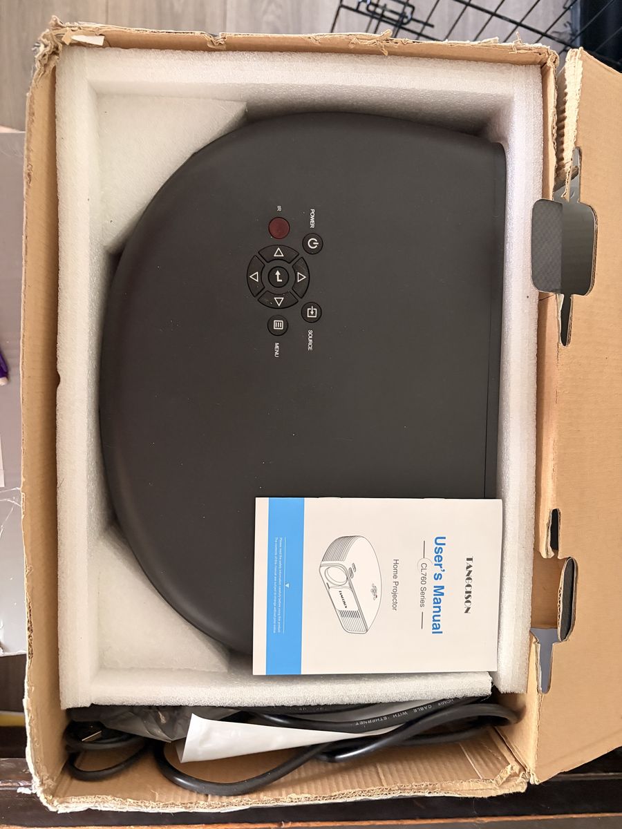 Tancison CL760 Series Home Projector - Black in Original Box