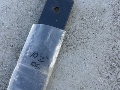 10'2" Black Sliding Barn Door Track