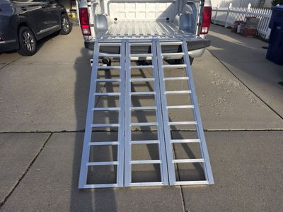 Haul Master 1500 lb Capacity Tri-Fold Aluminum Ramp - $100 OBO