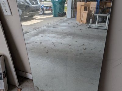 Large Vanity Mirror Rectangular discolored corner