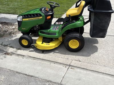 John Deere riding mower