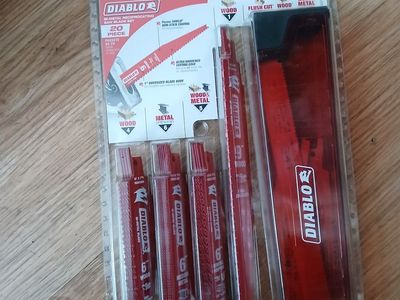 NEW Diablo 20-Piece Bi-Metal Demolition Reciprocating Saw Blade Set (DS0020SPC2)
