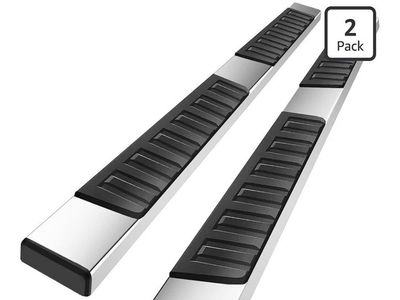 6-Inch Stainless Steel Running Boards for 1999-2013 Chevy Silverado 1500 Double Cab