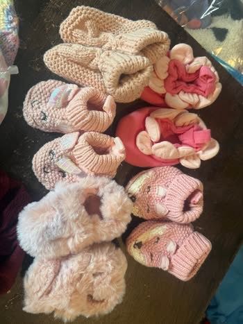 Baby Girl Newborn Booties