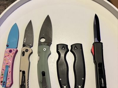 Knife Bundle-Spyderco, Kershaw, Krate, WE.