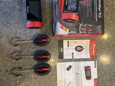 GrillEye Pro Plus BBQ & Smoker Thermometer w/ 3 Probes