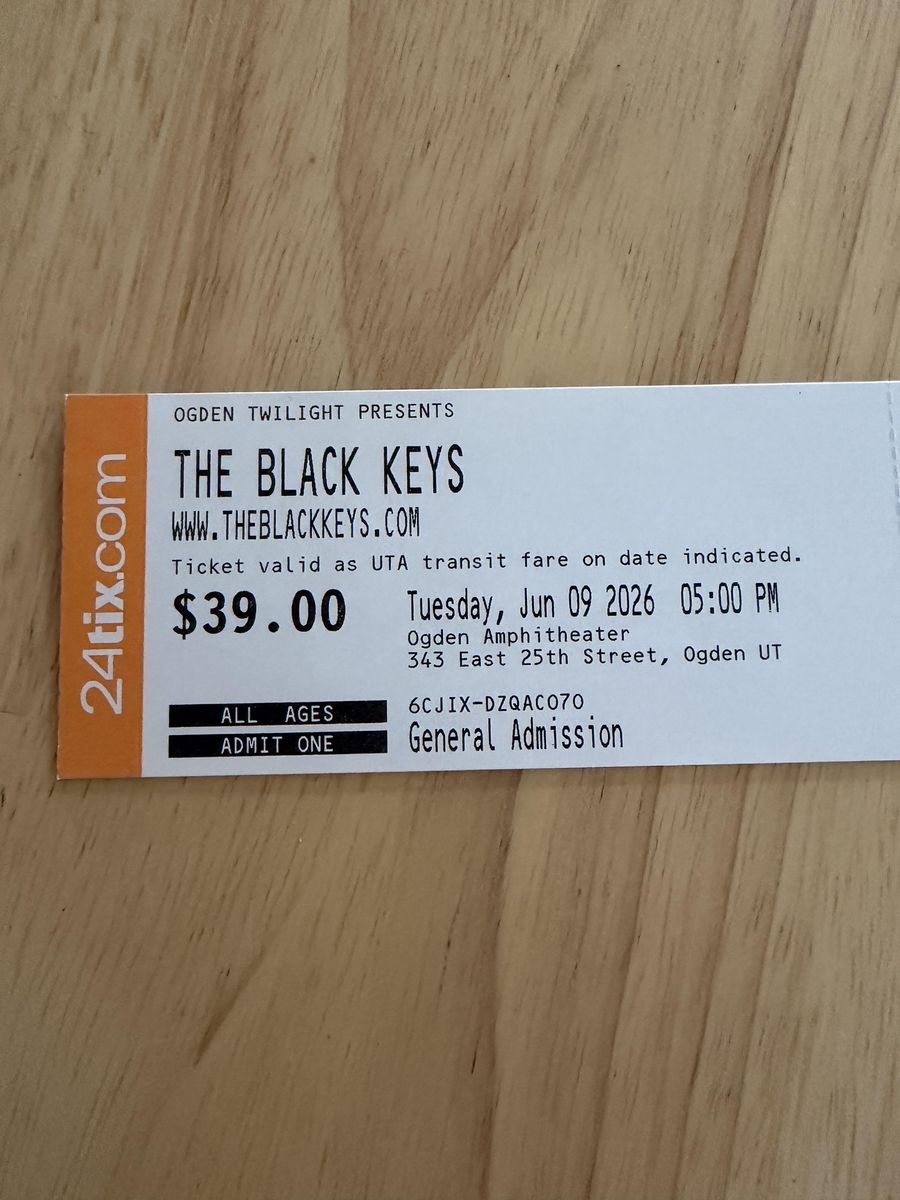 Black Keys Ogden Twilight Concert