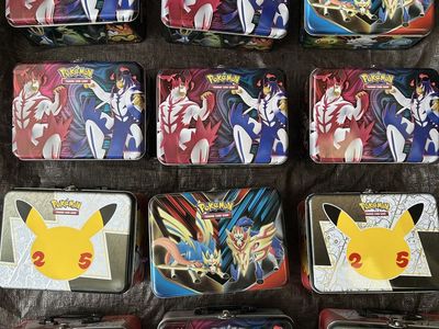 Pokémon lunchbox tins