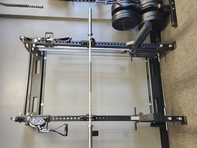 Wall Mount Rack + Functional Trainer + Bar/Plates