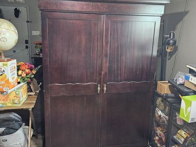 Bernhardt Dark Wood Armoire